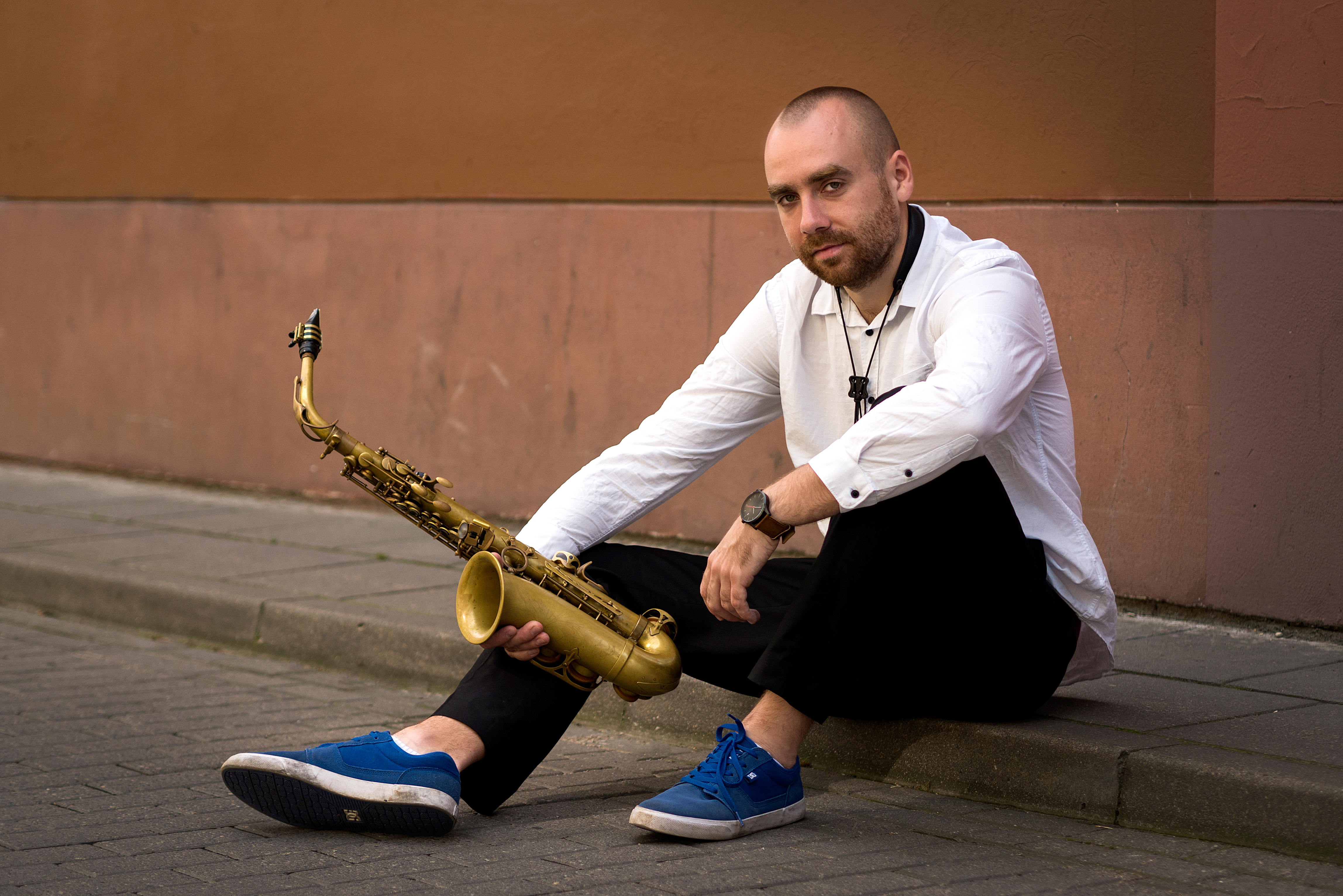 Saksofonistas Manvydas Pratkelis